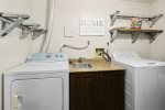 Basement washer & dryer, offers a range of cycles to meet your needs 